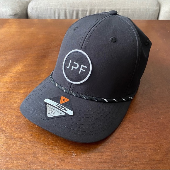Autographed John Peel Fitness iFit Baseball Cap Black Tri Tech Hat SPF 30 - Picture 7 of 8